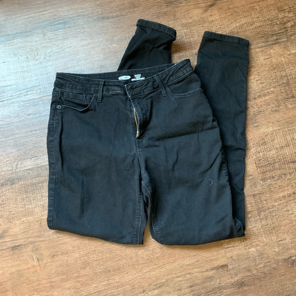 Old Navy Black Rockstar Skinny Jeans